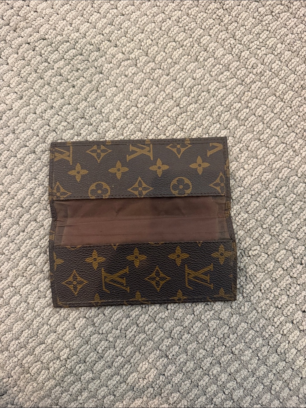 Louis Vuitton Brown and Gold Monogram Long Wallet - Checkbook holder - Picture 2 of 5